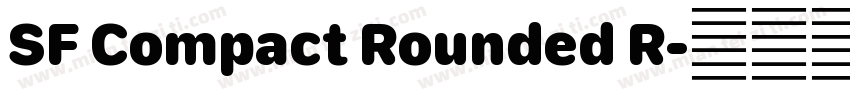 SF Compact Rounded R字体转换